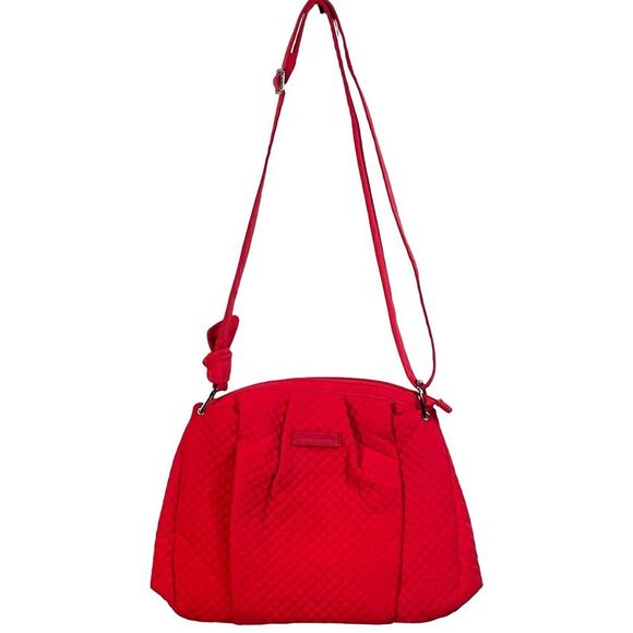 Vera Bradley Handbags - Vera Bradley‎ Hadley Satchel Canyon Sunset Red Orange Crossbody Bag
